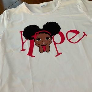 NEW !! HOPE white super soft cotton t shirt